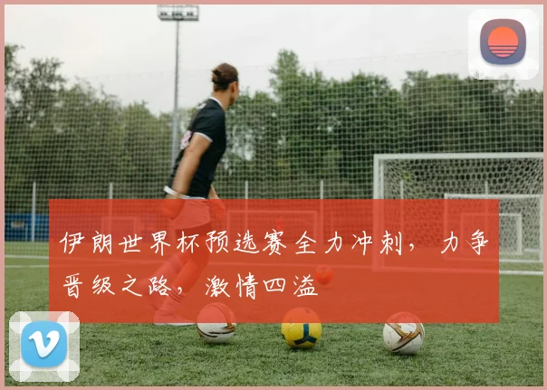 伊朗世界杯预选赛全力冲刺，力争晋级之路，激情四溢